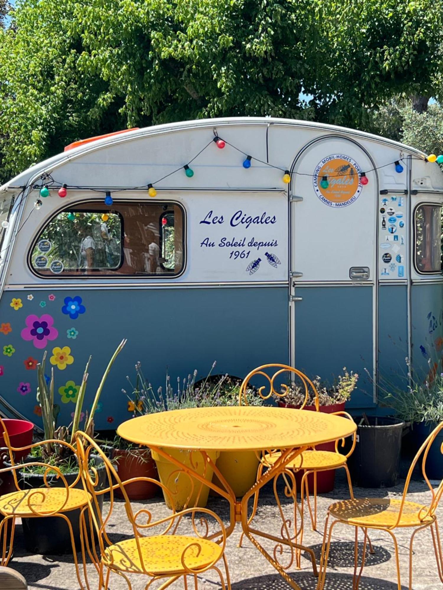 Camping Les Cigales Hotell Mandelieu Eksteriør bilde